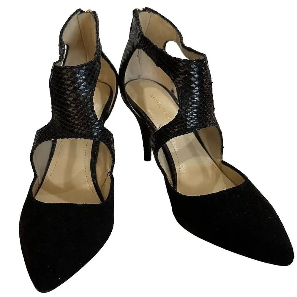 Marc Fisher Women's Kabriele 3 Black Stiletto Pumps Size 6 Formal‎ Heels - Picture 3 of 12